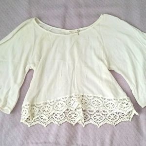 Have Flowy Chiffon Top with Bell Sleeves
